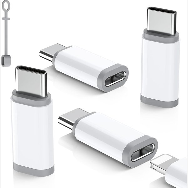 4x Lightning zu USB-C Adapter